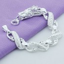 Bracelet massif pour femme avec dragon chinois 1