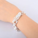 Bracelet massif pour femme avec dragon chinois 2