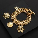 Bracelet massif pour femme cerf 5
