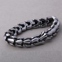 Bracelet massif pour homme avec dragon 1