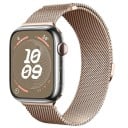 Bracelet Milanais 42 mm 44 mm 45 mm 49 mm pour Apple Watch séries 1–9 SE SE2 Ultra Bracelet en métal magnétique avec réglage 9