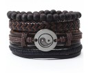 Bracelet multi-couches 4 pcs 2