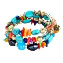Bracelet multiple pour femmes H301 17