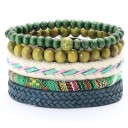 Bracelet multiple pour homme 5 pièces 11