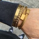 Bracelet multiple pour homme H197 1
