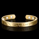 Bracelet ouvert avec inscription 2