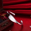Bracelet ouvert brillant pour femme P118 3
