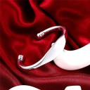 Bracelet ouvert brillant pour femme P118 4