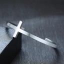 Bracelet ouvert croix 2