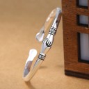 Bracelet ouvert femme mains liées 2