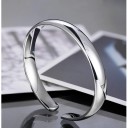 Bracelet ouvert lisse pour femme 3