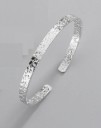 Bracelet ouvert plat pour femme 3