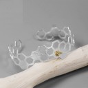 Bracelet ouvert pour femme abeille et ruche 3