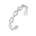 Bracelet ouvert pour femme avec des maillons 1