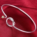 Bracelet ouvert pour femme avec nœud H170 2