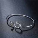 Bracelet ouvert pour femme avec nœud H170 4
