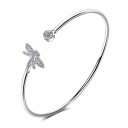 Bracelet ouvert pour femme avec pierres H129 5