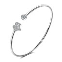 Bracelet ouvert pour femme avec pierres H129 7