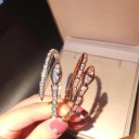 Bracelet ouvert pour femme avec pierres H184 1
