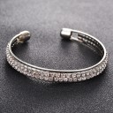 Bracelet ouvert pour femme avec pierres H492 6