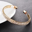 Bracelet ouvert pour femme avec pierres H492 4
