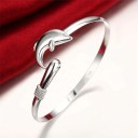 Bracelet ouvert pour femme dauphin 5