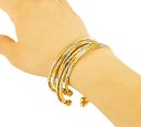 Bracelet ouvert pour femmes 6 pcs 2