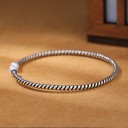 Bracelet ouvert pour femmes avec perles 2