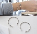 Bracelet ouvert pour femmes avec perles 5