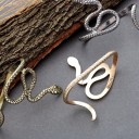 Bracelet ouvert serpent pour femme H374 1