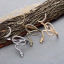Bracelet ouvert serpent pour femme H374 3