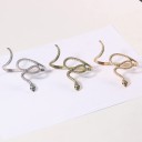 Bracelet ouvert serpent pour femme H374 4