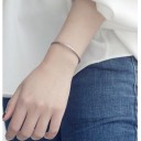 Bracelet ouvert tressé pour femme 2