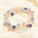 Bracelet perlé femme multi-couches 3