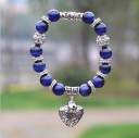 Bracelet perlé pour femme avec cœur 13