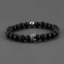 Bracelet perlé pour femme avec couronne 10