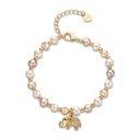 Bracelet perlé pour femme avec éléphant 1