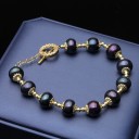 Bracelet perlé pour femme avec fermoir américain 5