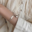 Bracelet pour femme avec pendentif en forme de cœur 6