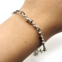 Bracelet pour femme fil de fer barbelé 2