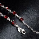 Bracelet pour femmes avec des pierres rouges 3