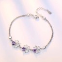 Bracelet pour femmes avec des trèfles à quatre feuilles 4