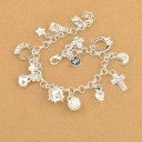 Bracelet pour femmes avec pendentifs en zircon 1