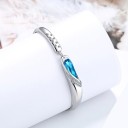 Bracelet pour femmes avec pierre bleue 4