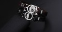 Bracelet pour femmes en cuir véritable avec plume J550 4