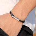 Bracelet pour homme avec mousqueton 1