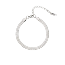 Bracelet pour homme en acier inoxydable 17-22 cm 5 mm Bijou en métal ajustable pour homme Bracelet élégant en acier de qualité pour un usage 1