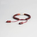 Bracelet réglable avec des perles en bois 6