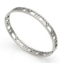 Bracelet rigide femme chiffres romains 2
