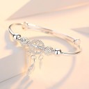 Bracelet rigide pour femme avec attrape-rêves 3